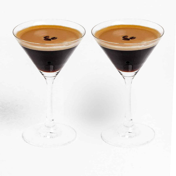 Farbige Coupé-Cocktailgläser, Mundgeblasen – Set Aus 6 Gläsern Für Martini, Pisco Sour & Drinks, Art-Deco-Design