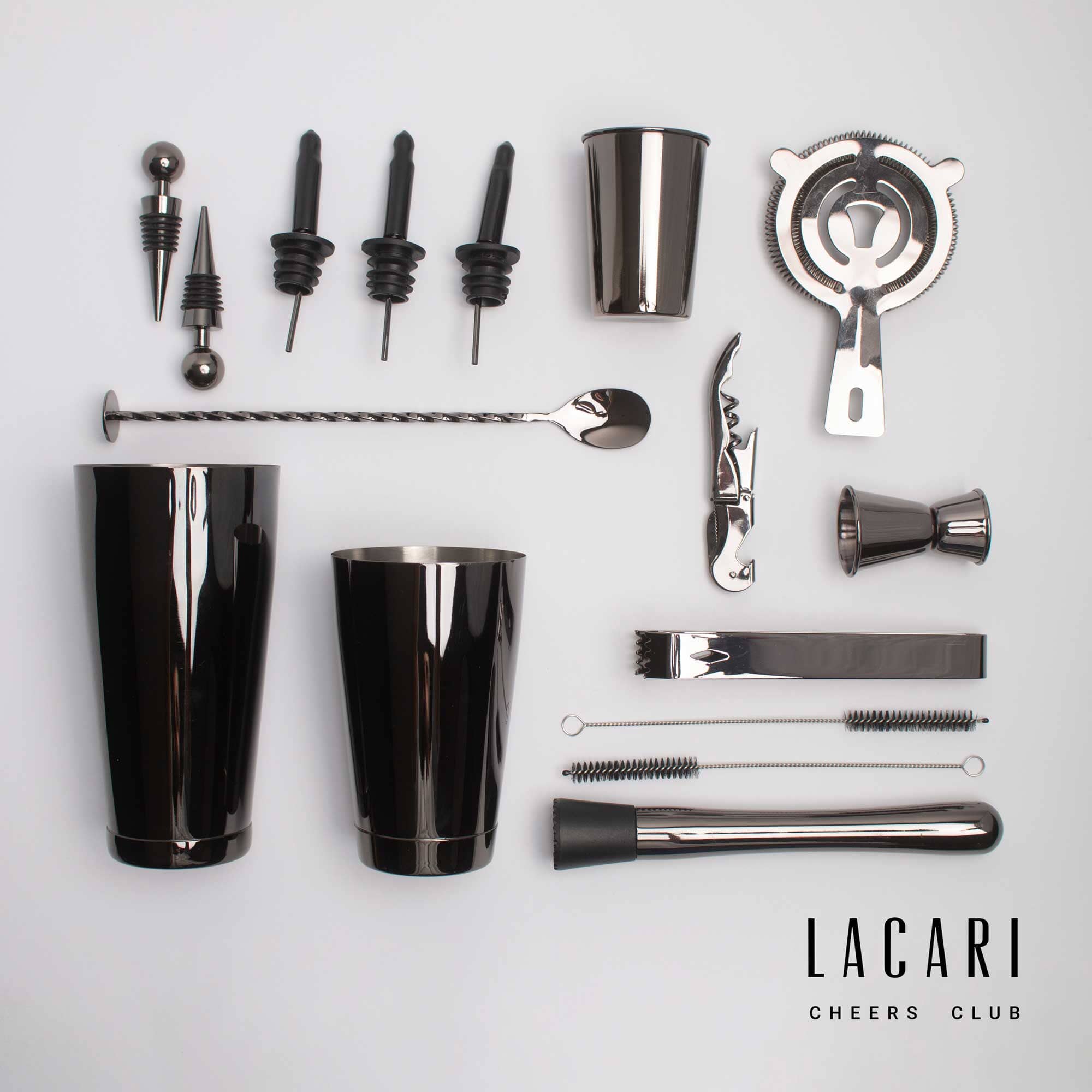 Cocktailshaker Set Premium (18 Teile) Lacari 