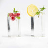 Eckige Gläser Set (2 Stück) – Stilvolle, Hochwertige, Viereckige Getränkegläser Cocktail- & Barzubehörsets Lacari 