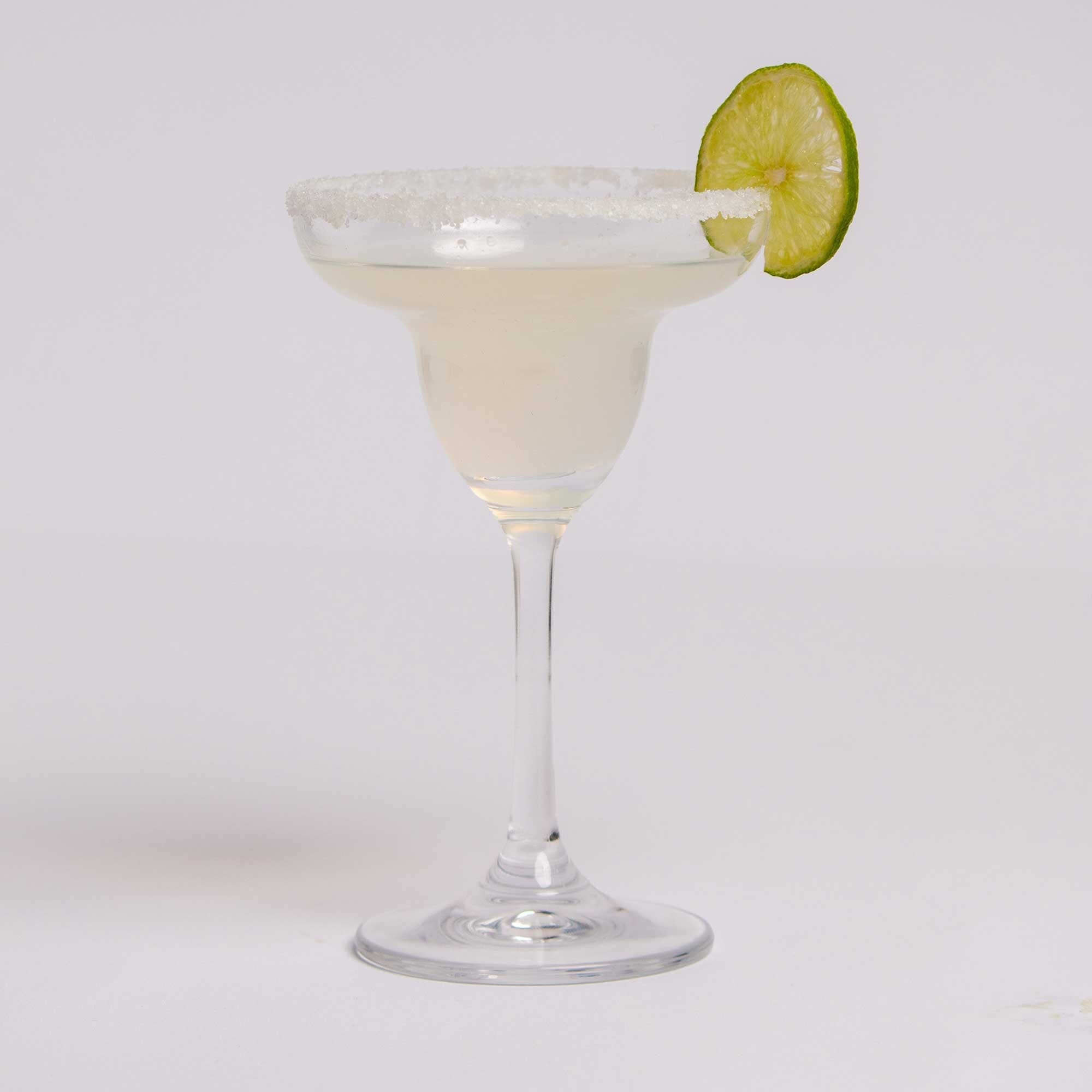 NOVICA 6er-Set Mundgeblasene Margarita-Gläser – Tiefes Kobaltblau, Mit Transparentem Stiel, Handgefertigt