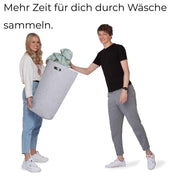 Elwin Neiles 80L Designer Wäschekorb aus stilvollem Filz - Faltbarer Wäschesäcke & Waschkörbe Elwin Neiles 