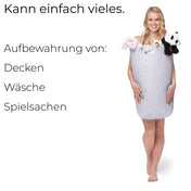 Elwin Neiles 80L Designer Wäschekorb aus stilvollem Filz - Faltbarer Wäschesäcke & Waschkörbe Elwin Neiles 