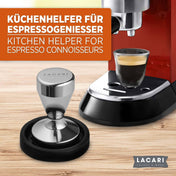 LACARI Kaffee Tamper | Espresso Tamper 51mm Silber Zubehör für Kaffee- & Espressomaschinen Lacari 