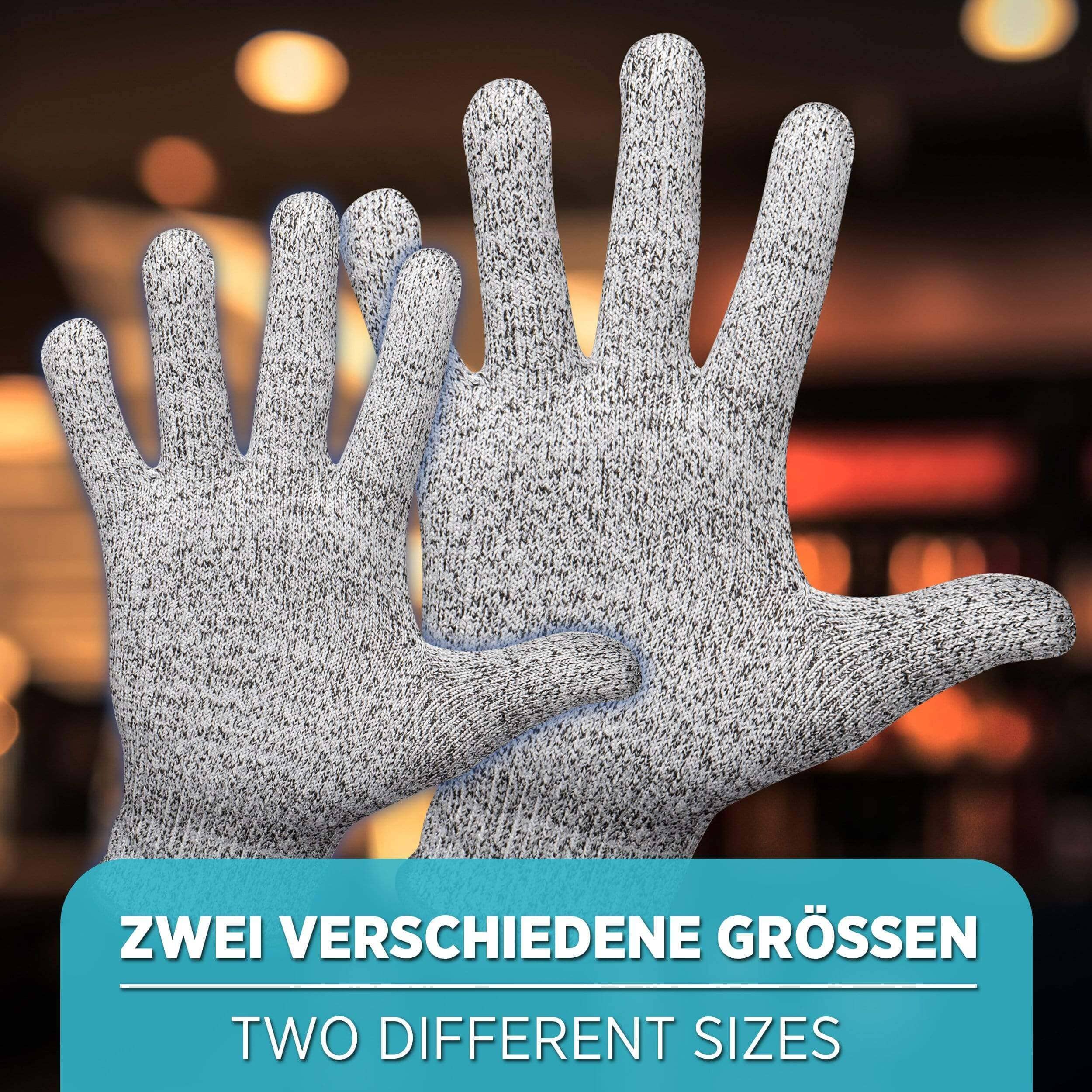 LACARI Schnittschutz-Handschuhe [1 Paar] - reißfest Küchenhandschuhe Lacari 