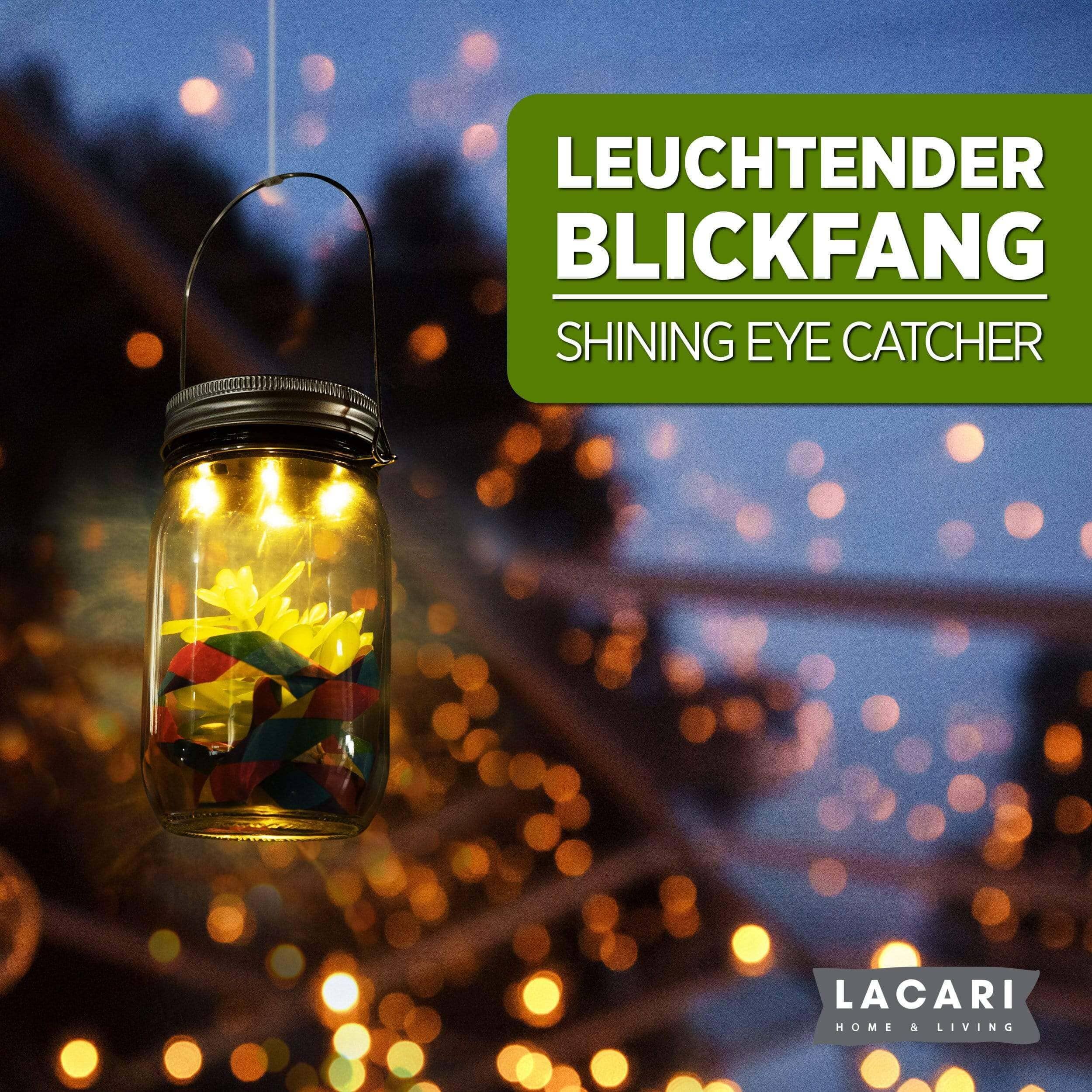 LACARI Solarglas 450ml Nachtlichter & indirekte Beleuchtung Lacari 